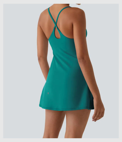 Plush Backless Active Dress