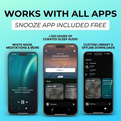 SnoozeBand™ - Bluetooth Sleep Headphones