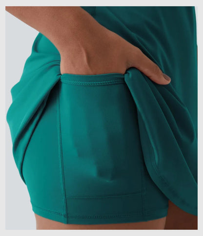 Plush Backless Active Dress