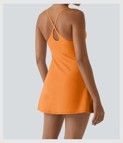 Plush Backless Active Dress