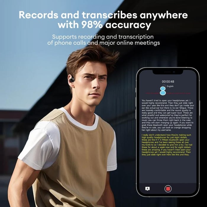 LinguaOne™ X200 Language Translator Earbuds