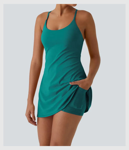 Plush Backless Active Dress