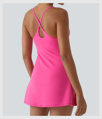 Plush Backless Active Dress