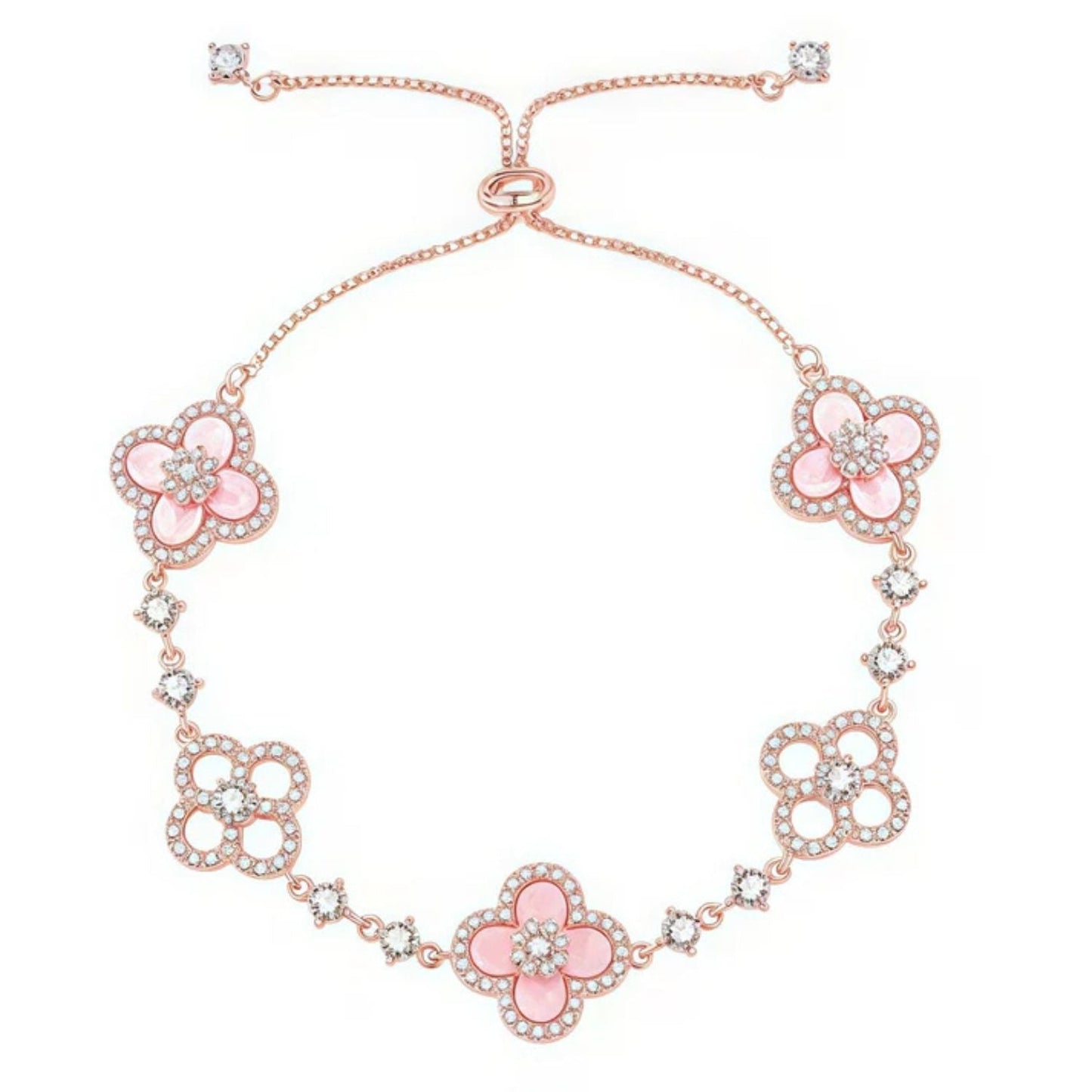 Diamond Clover Bracelet