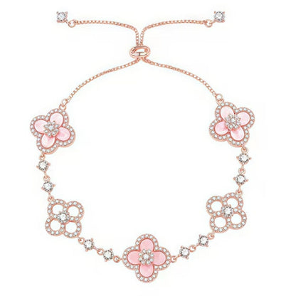 Diamond Clover Bracelet