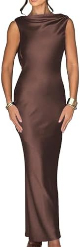 Backless Satin Prom Dresses