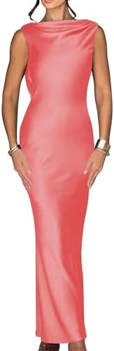 Backless Satin Prom Dresses