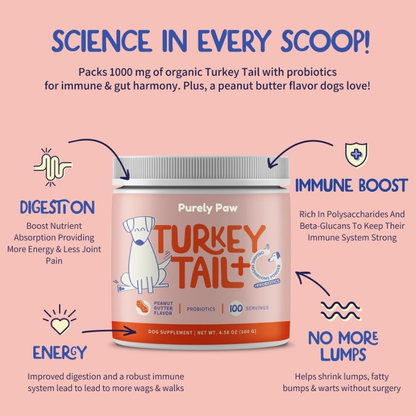 Turkey Tail+ by Fifth & Fido