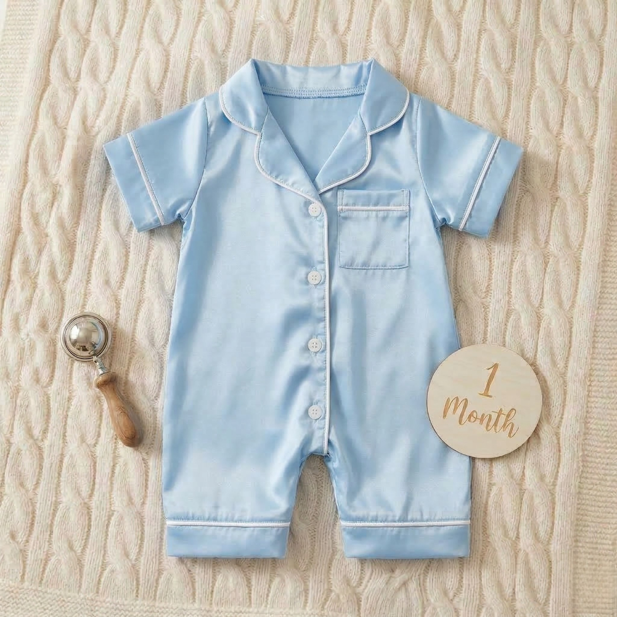 Silk Baby Pajamas
