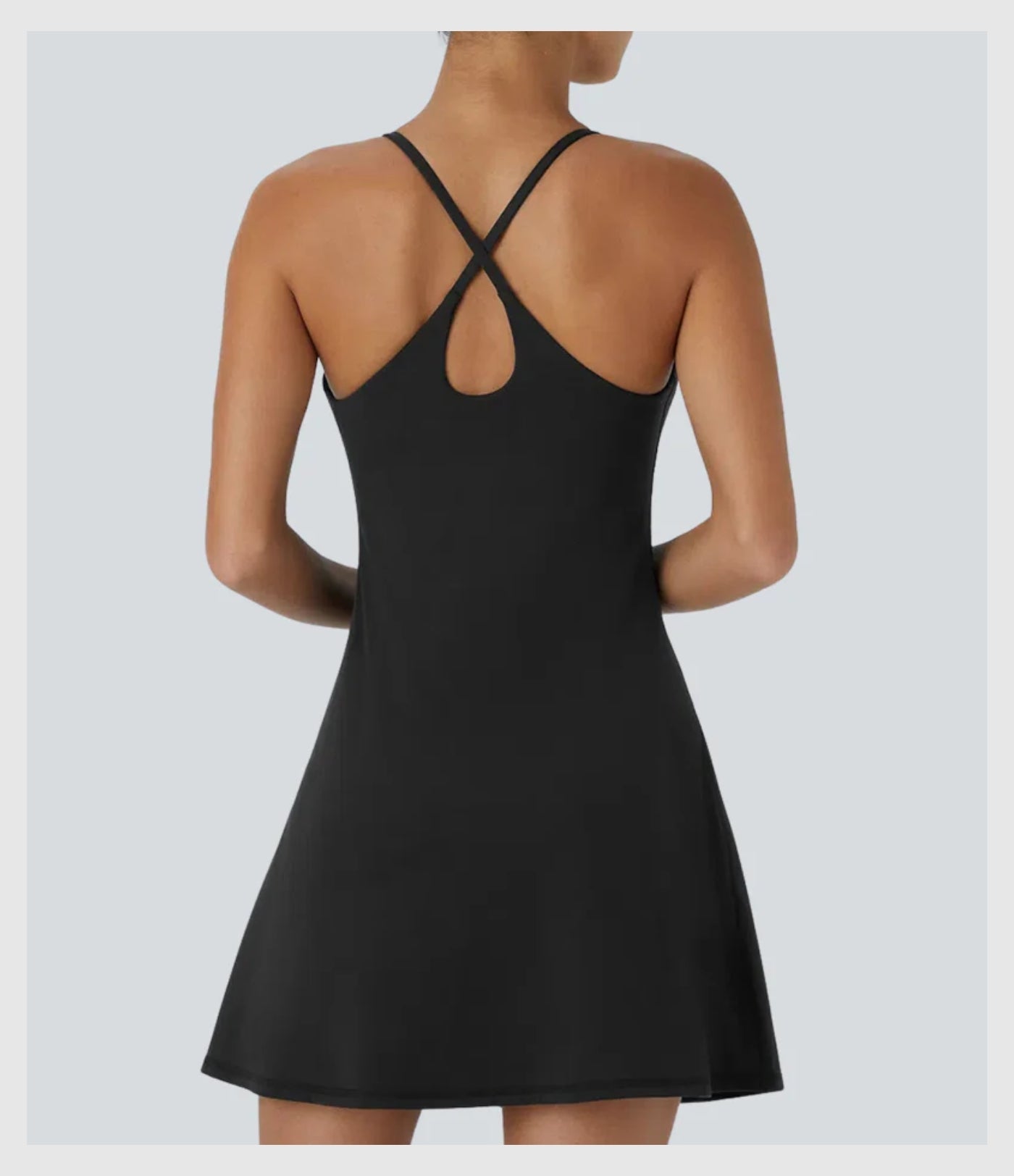 Plush Backless Active Dress