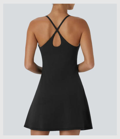 Plush Backless Active Dress