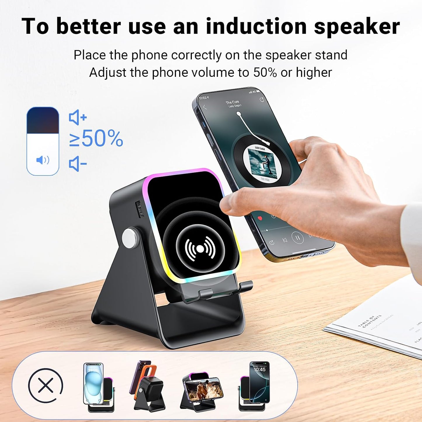 EchoDock™ - 5-in-1 Wireless Speaker Stand