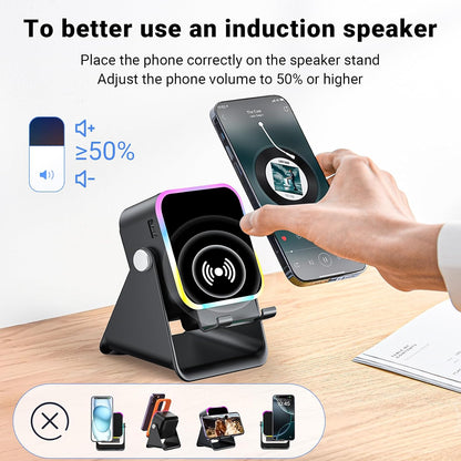 EchoDock™ - 5-in-1 Wireless Speaker Stand