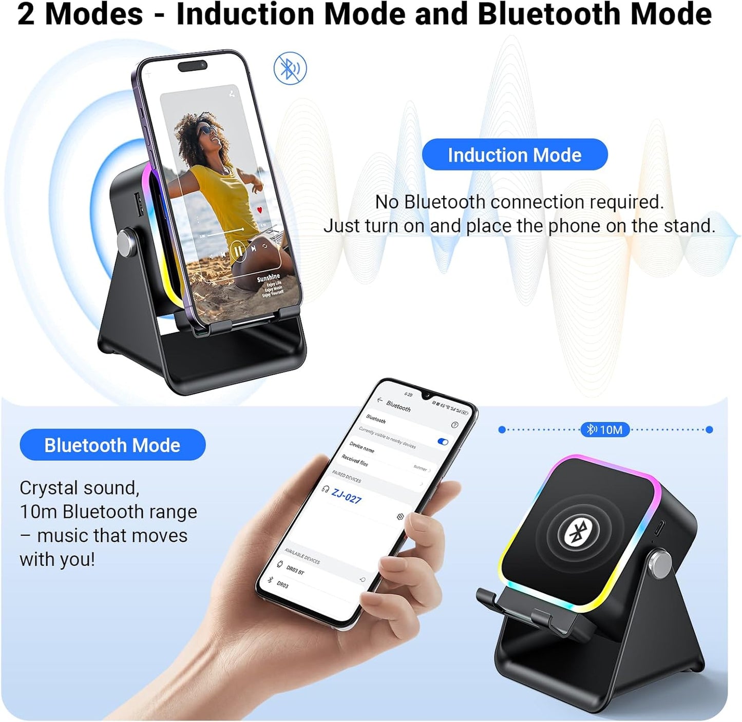 EchoDock™ - 5-in-1 Wireless Speaker Stand