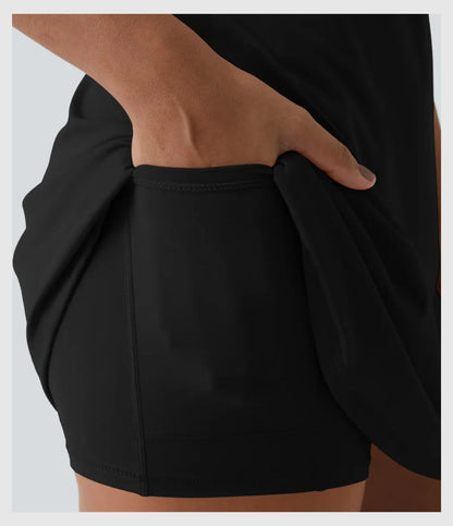 Plush Backless Active Dress
