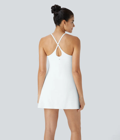 Plush Backless Active Dress