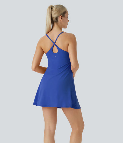 Plush Backless Active Dress