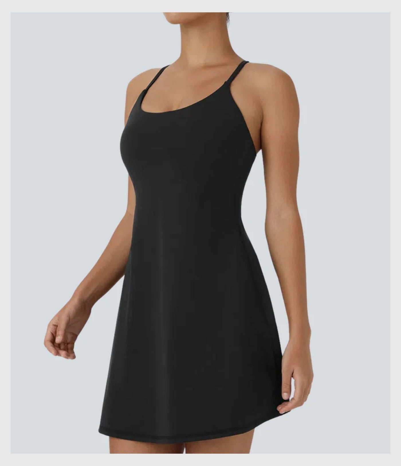 Plush Backless Active Dress