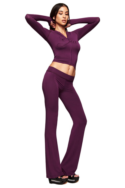 BLARE HOODIE - PLUM