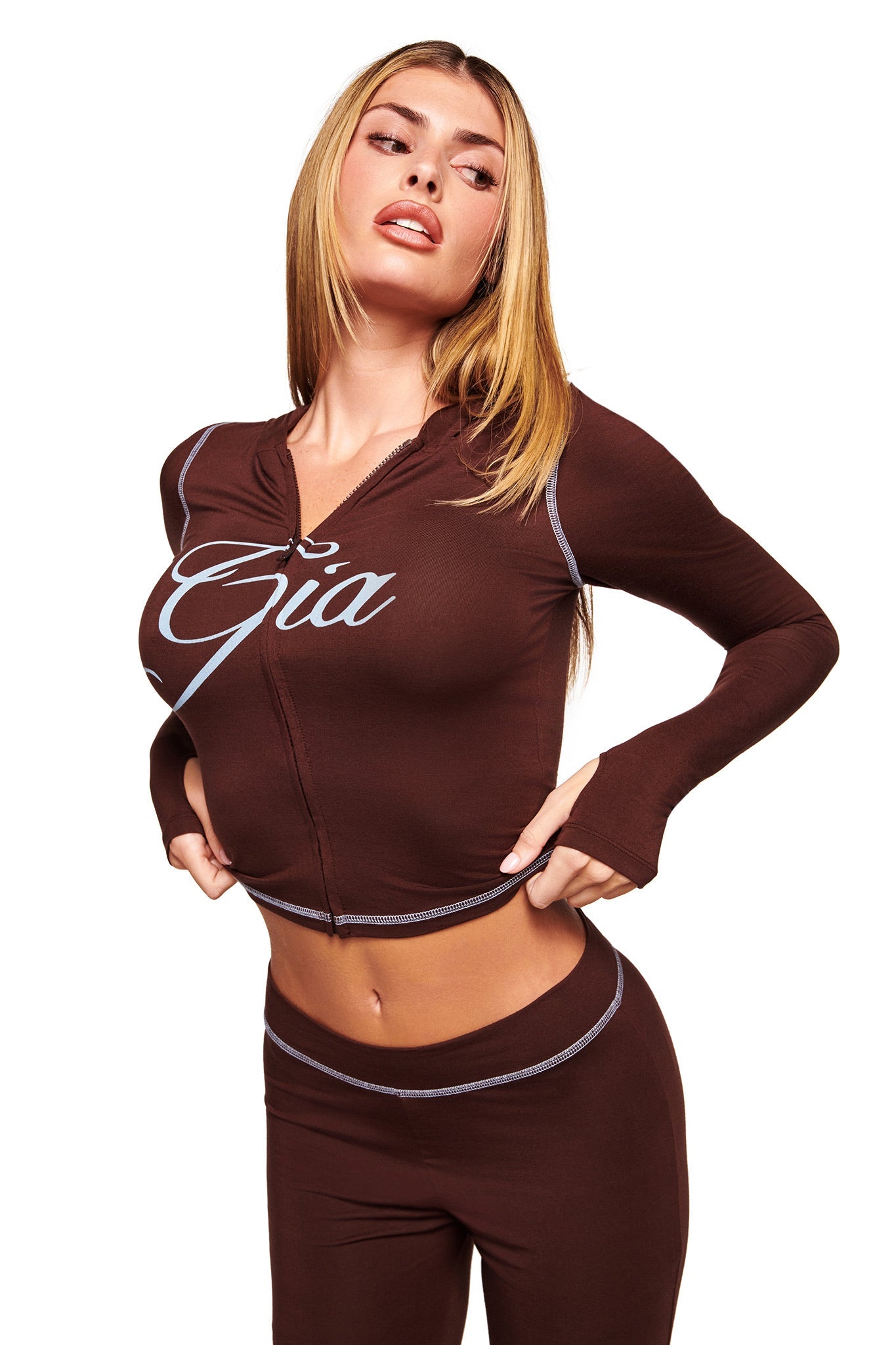 BLARE HOODIE - BROWN