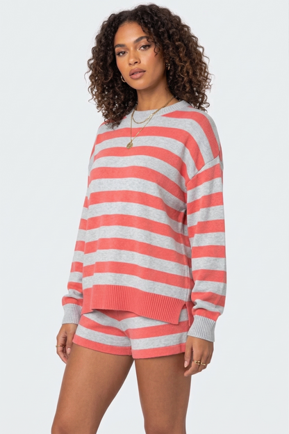 Knit Stripe Set