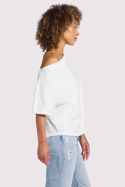 Vintage Cotton Off The Shoulder T-Shit