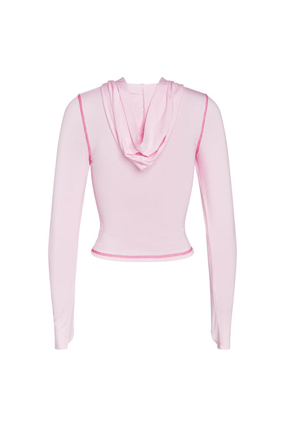 BLARE HOODIE - PINK : PASTEL PINK