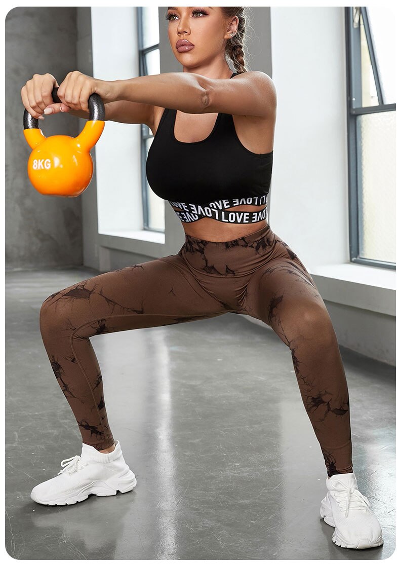 The Lux "Byron Babe" Tie Dye Leggings