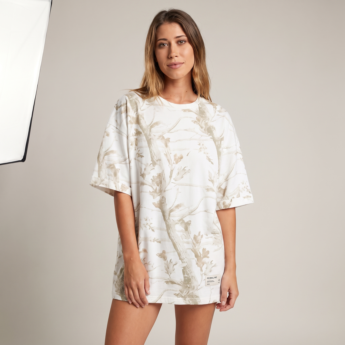 Fernline Oversized Camo Tee
