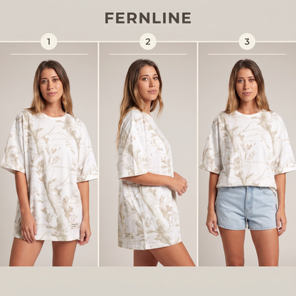 Fernline Oversized Camo Tee