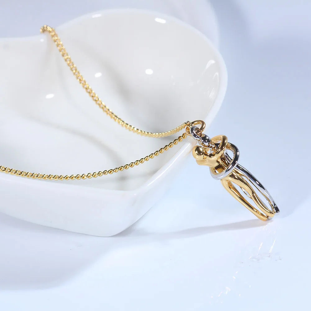 Embrace Heart Necklace