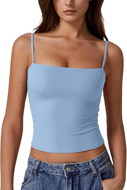 Women's Double Lined Basic Tank Top