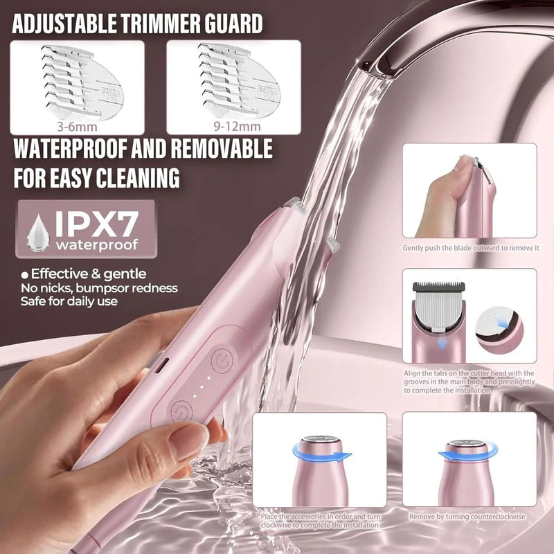 SilkSmooth 2-in-1 Womens Electric Shaver & Epilator – Wet/Dry Bikini Trimmer for Face, Legs & Body