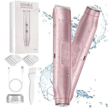 SilkSmooth 2-in-1 Womens Electric Shaver & Epilator – Wet/Dry Bikini Trimmer for Face, Legs & Body