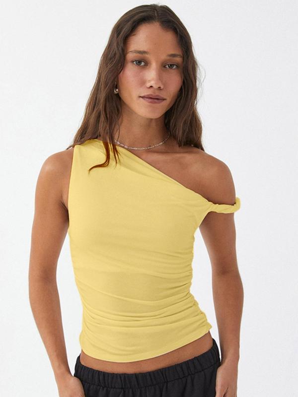 'One Off Should' Ruched Top