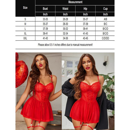 Lace Mesh Nightwear