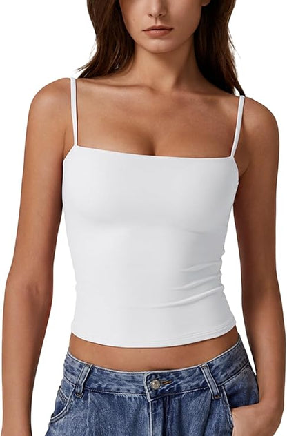 Women's Double Lined Basic Tank Top