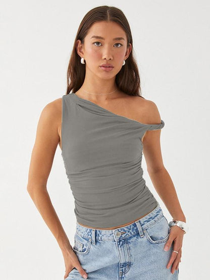'One Off Should' Ruched Top