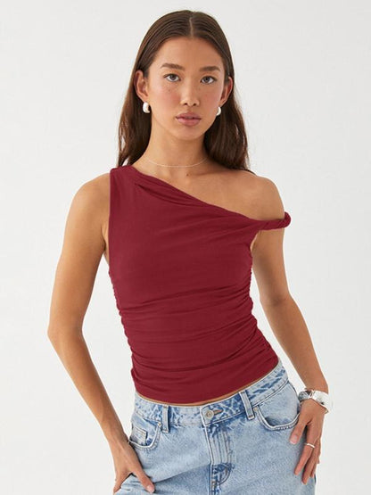 'One Off Should' Ruched Top
