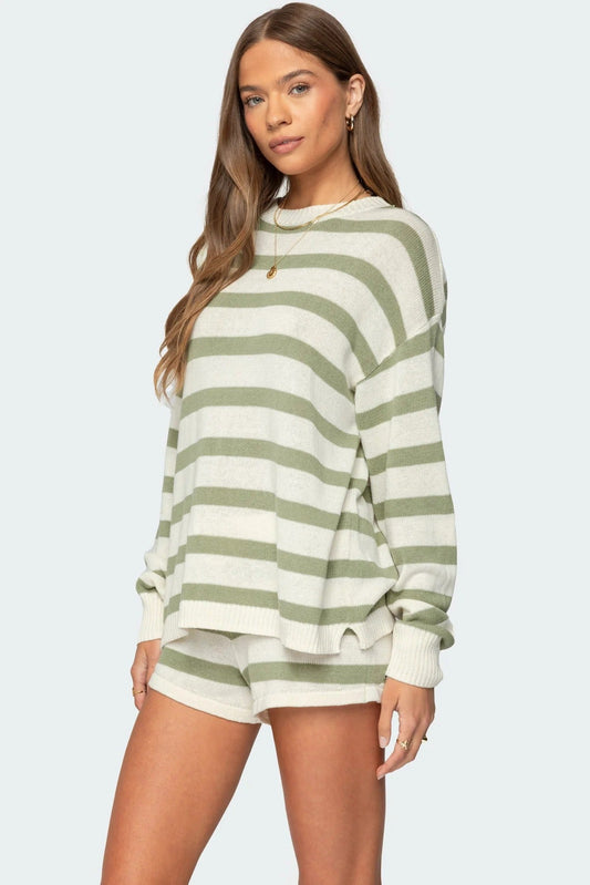 Olivia Knit Stripe Set (70% OFF TODAY ONLY!)