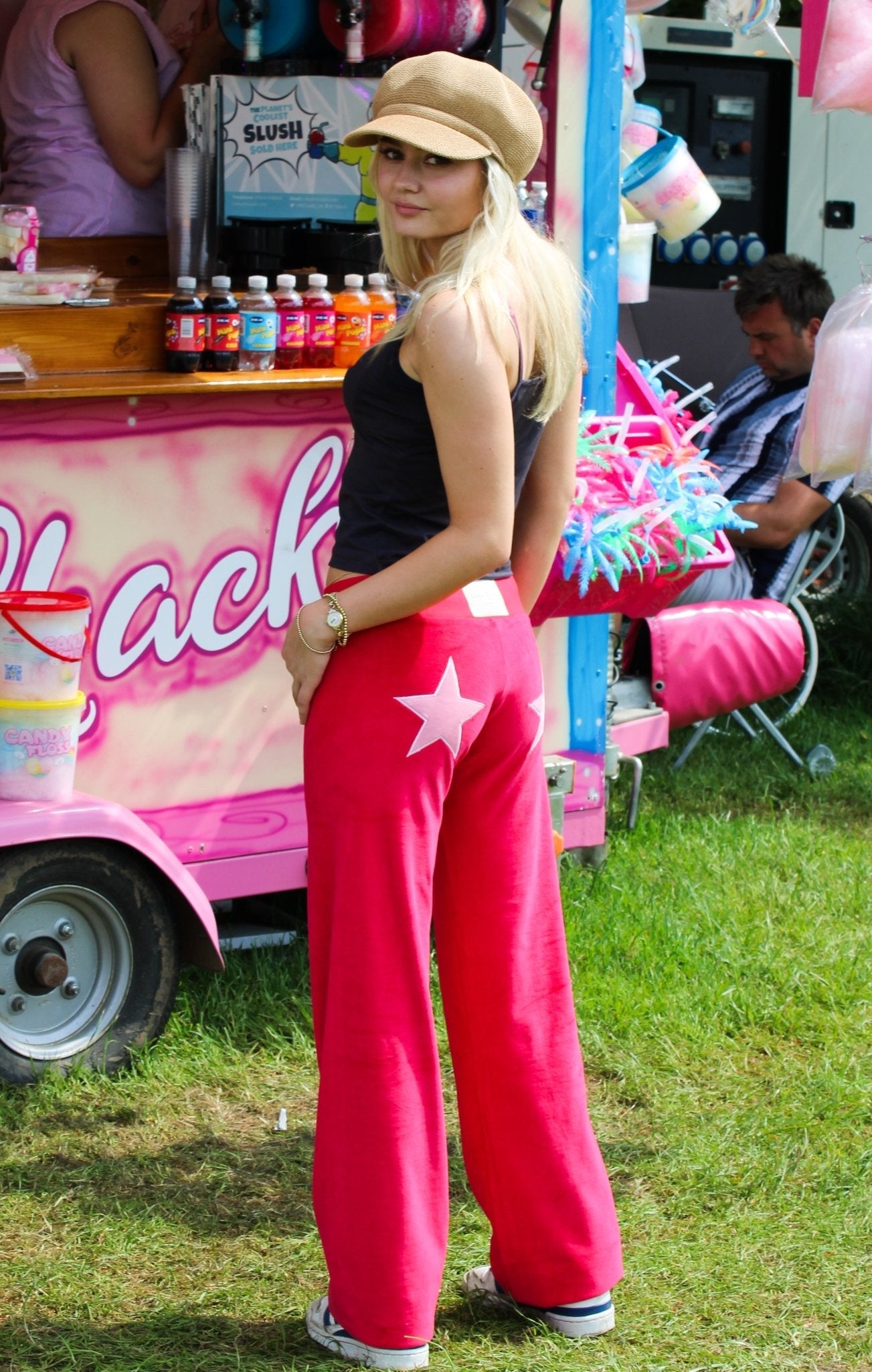 Velour Star Jogger