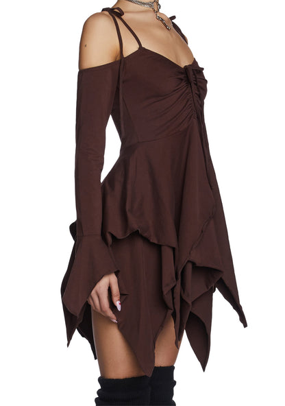 F is For Fairies Handkerchief Dress - Black