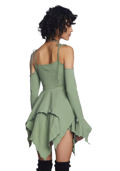 F is For Fairies Handkerchief Dress - Black