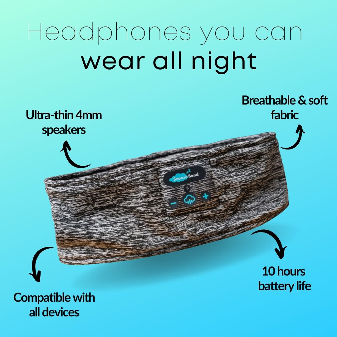 SnoozeBand™ - Bluetooth Sleep Headphones