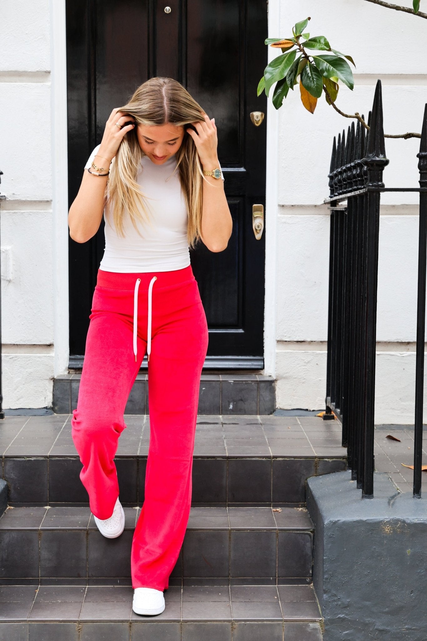 Velour Star Jogger